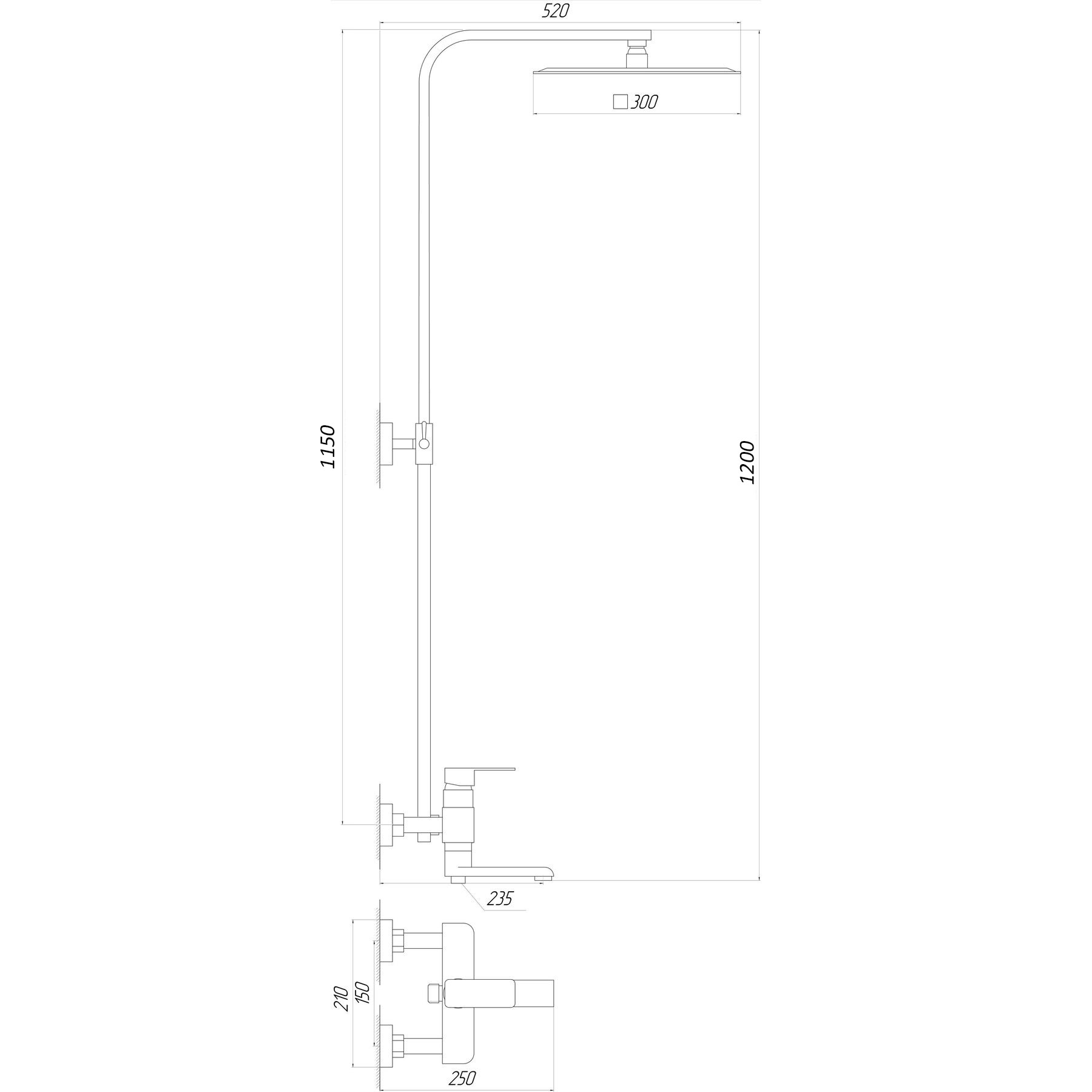 Душова система Globus Lux MILANO GLM-0007 - Image 5