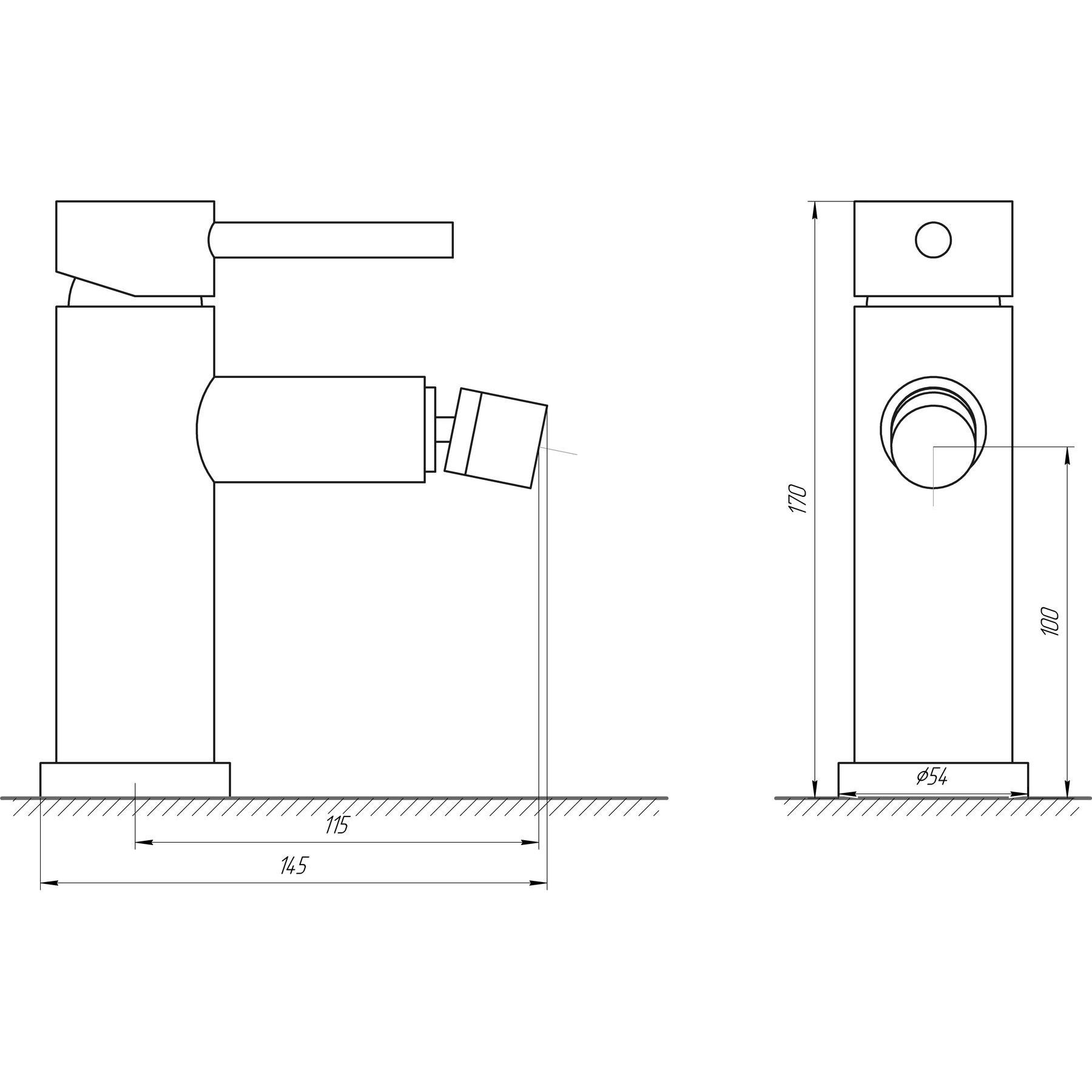 Змішувач для біде Globus Lux ALPEN SBT1-106 - Image 5