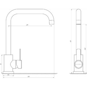 Змішувач для кухні Globus Lux WIEN SUS2-203L - Image 5