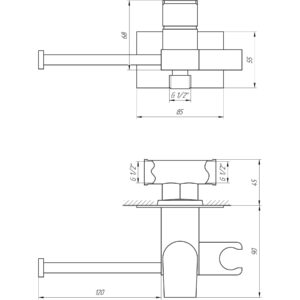 Змішувач гігієнічний Globus Lux  GLN-4-106MIX - Image 5