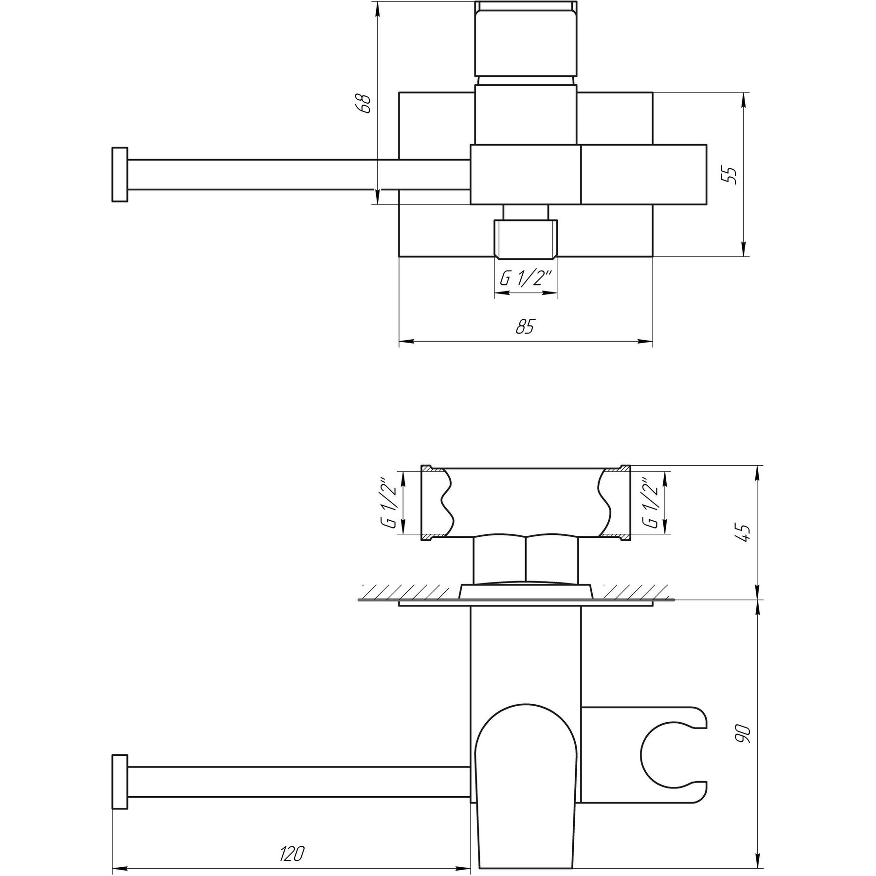 Змішувач гігієнічний Globus Lux  GLN-4-106MIX - Image 5