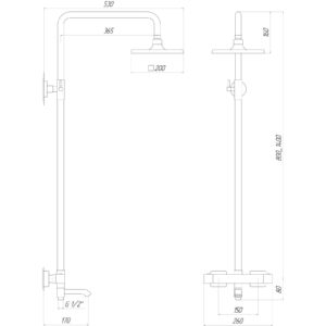 Душова система Globus Lux Termostatic Q GLM-0041T - Image 5