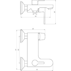 Змішувач для ванни Globus Lux Laguna GLA-0102N - Image 5