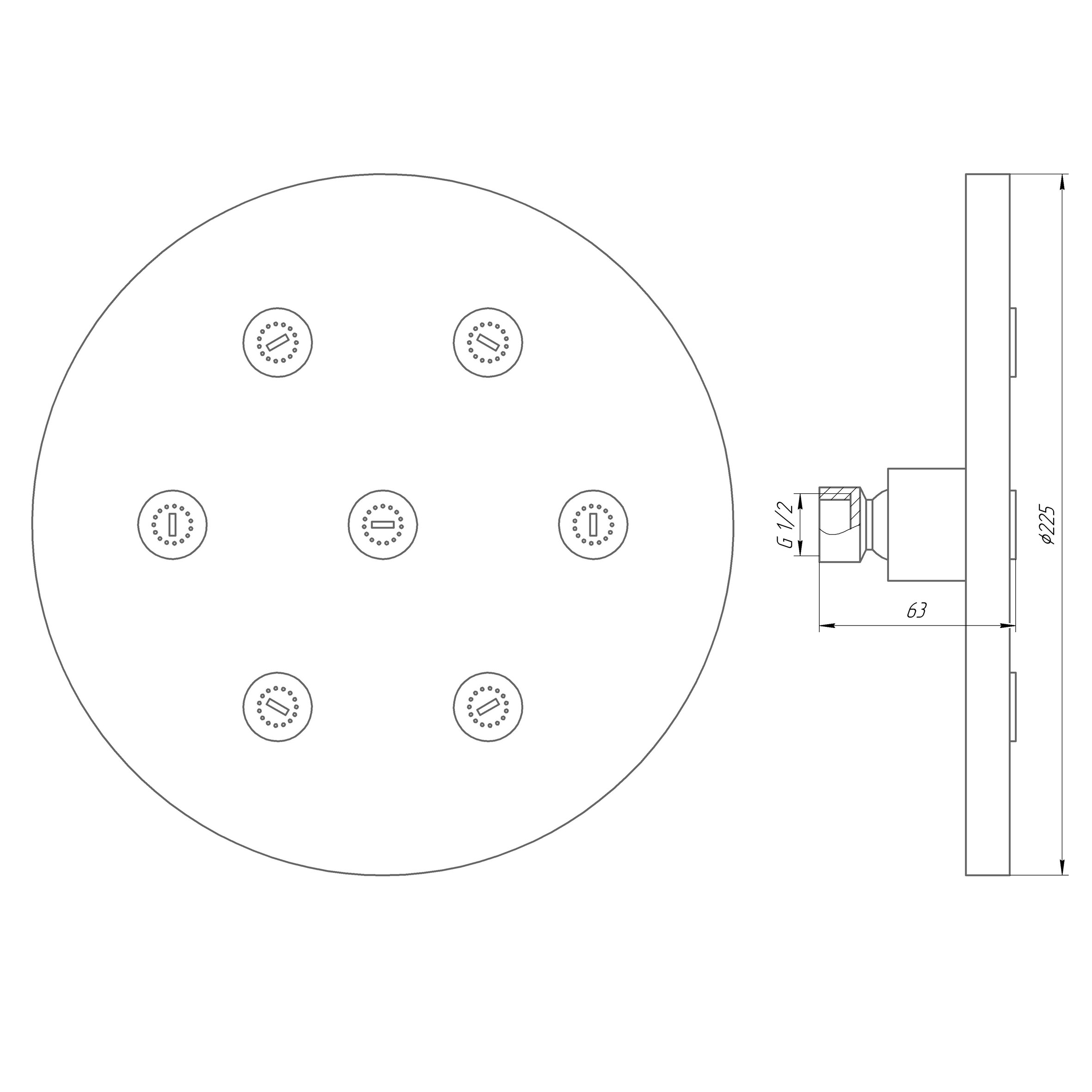 Душова лійка Globus Lux SD08A - Image 5