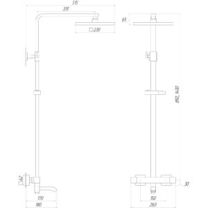 Душова система Globus Lux Termostatic Q VAN-GLQ-0041T - Image 5