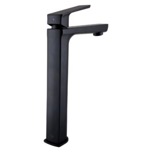 Змішувач для умивальника TOPAZ LEXI TL 21203-H57-BL високий,Чорний мат.,шланги TAQ-M1055,D25 - Image 5