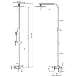 Душова система TOPAZ LEXI TL 21102-H57-00 - Image 5