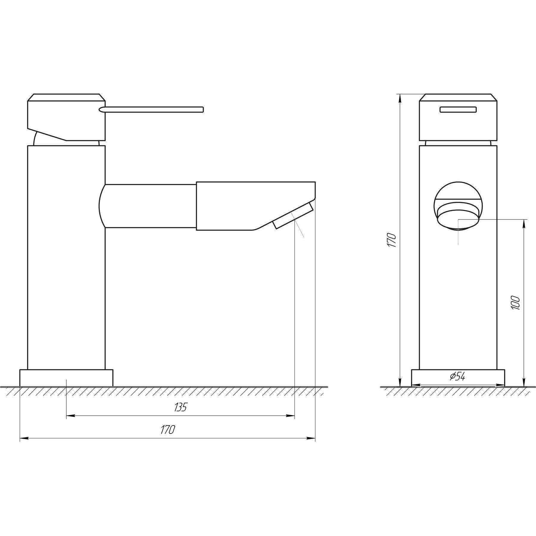 Змішувач для умивальника Globus Lux WIEN SBT2-101N - Image 5
