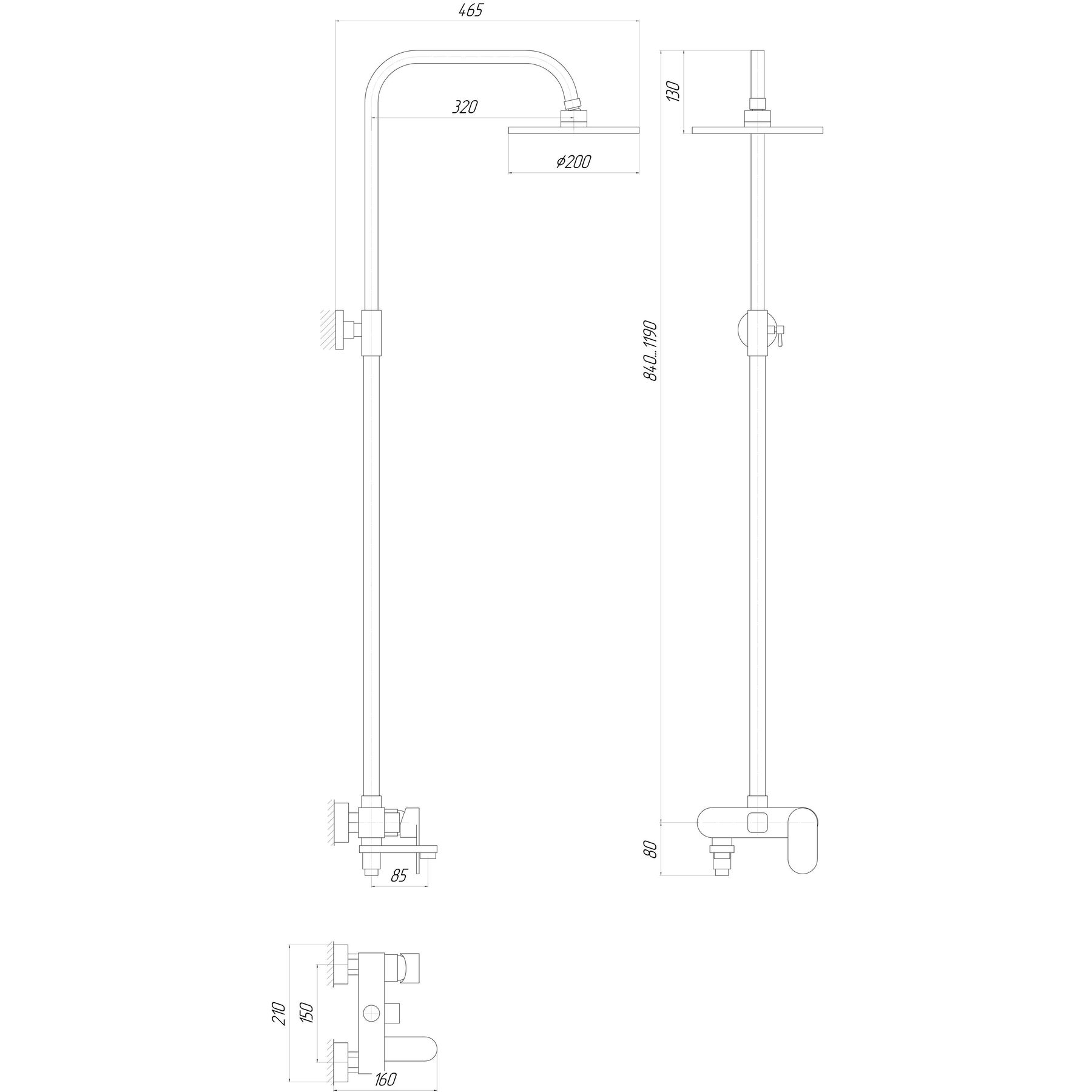 Душова система Globus Lux  DS0010 - Image 5