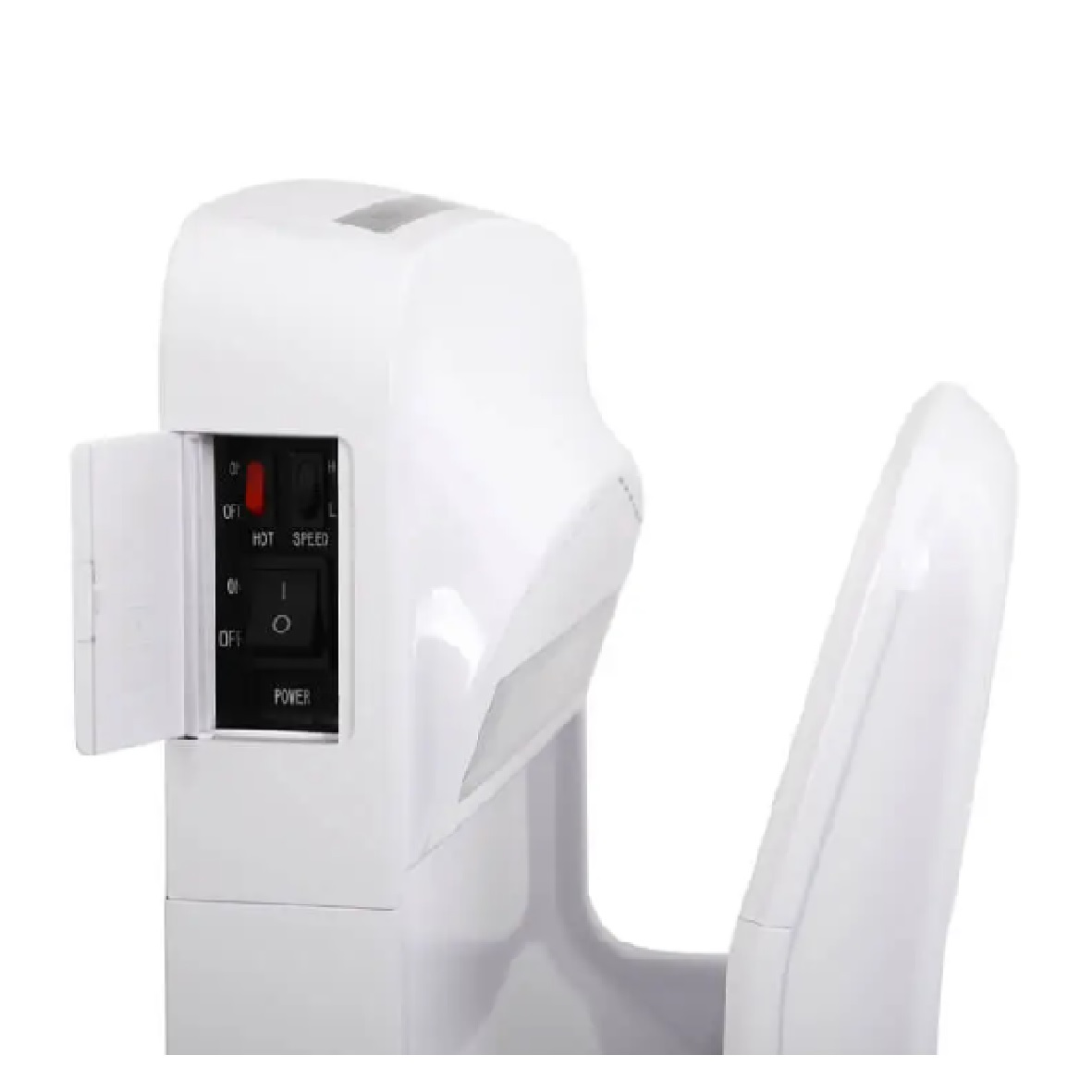 Сушарка для рук HOTEC 11.101 ABS White сенсорна, корпус пластик білий (220В ,1650-2050Вт) - Image 5