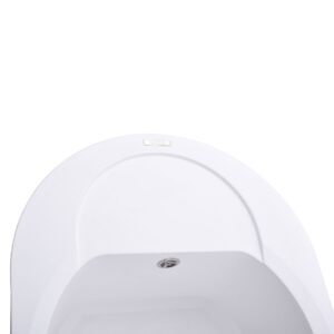 Гранітна мийка Globus Lux MORAINE білий 600х470мм-А0007 - Image 5