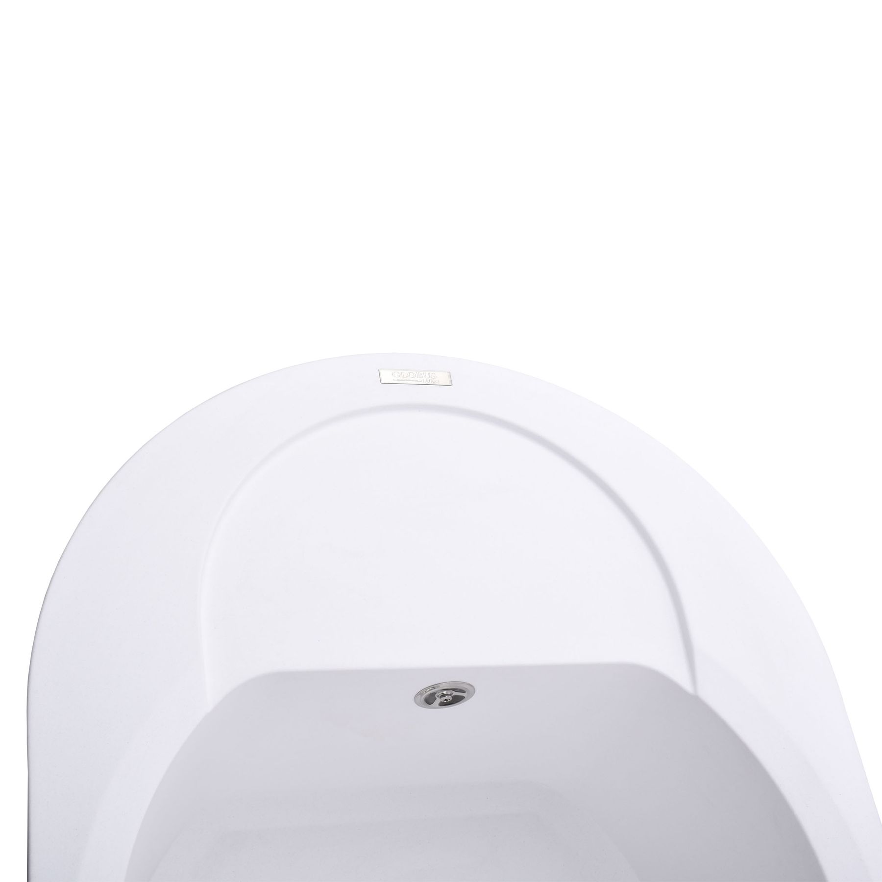 Гранітна мийка Globus Lux MORAINE білий 600х470мм-А0007 - Image 5
