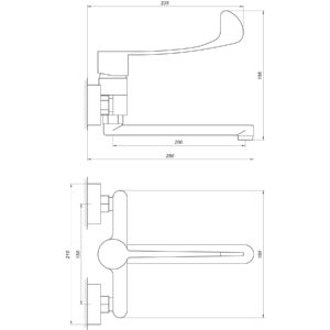 Змішувач для кухні TOPAZ CLINIC TCL-15044 - Image 5
