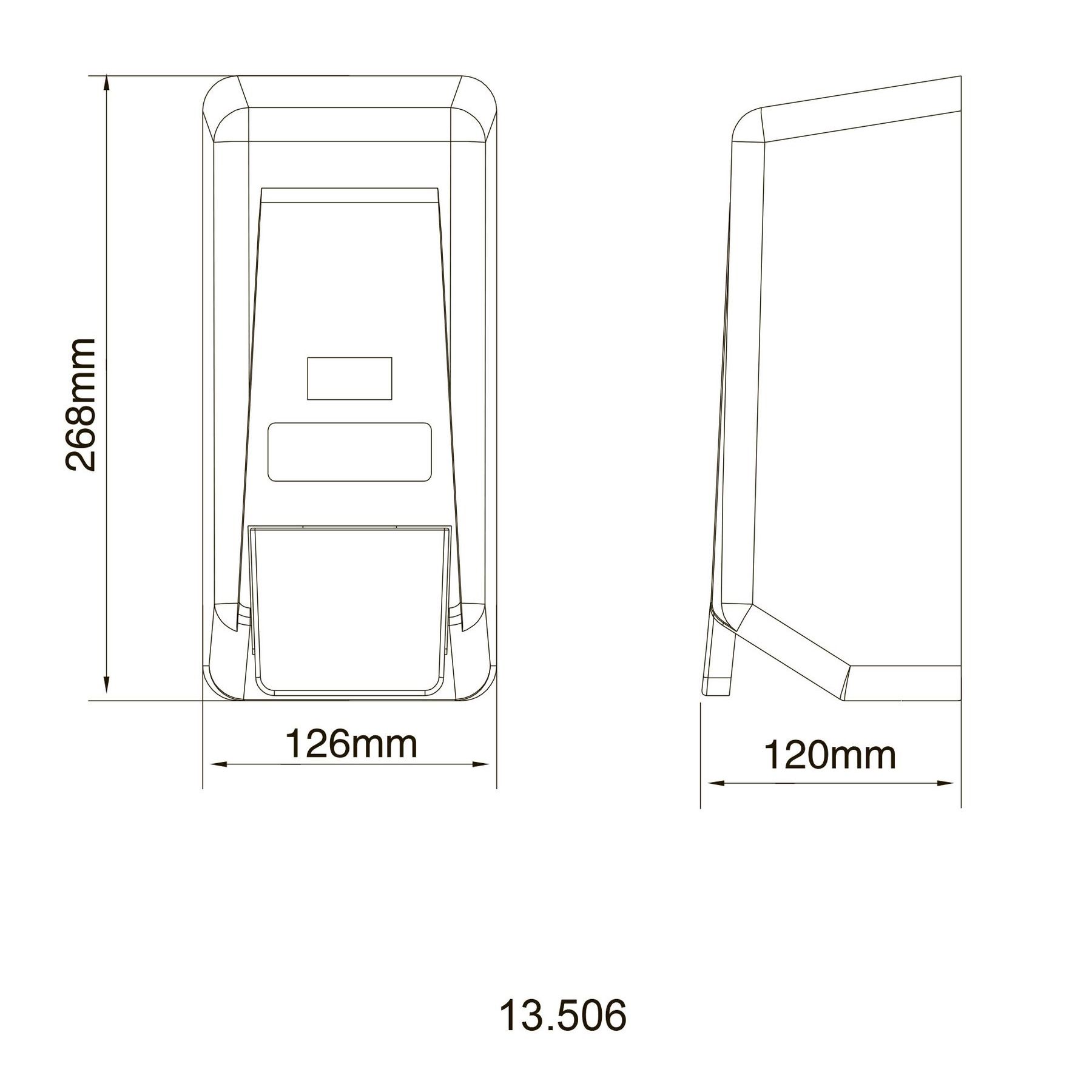 Дозатор рідкого мила HOTEC 13.506 ABS White пластик 1000мл - Image 5