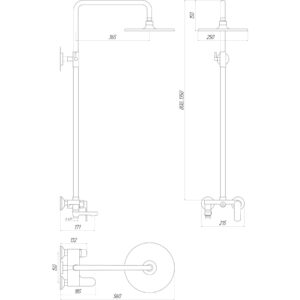Душова система Globus Lux GLA-0002N-10-BB - Image 5