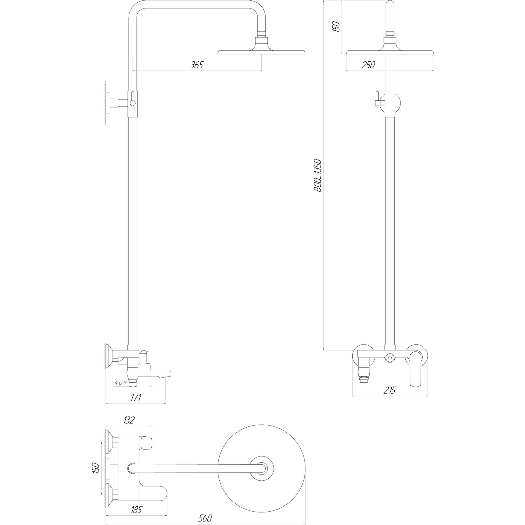 Душова система Globus Lux GLA-0002N-10-BB - Image 5
