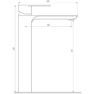 Змішувач для умивальника Globus Lux Milano GLM-201-BB - Image 5