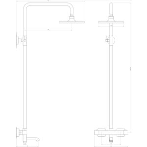 Душова система Globus Lux Termostatic R GLA-0041T-BB - Image 5