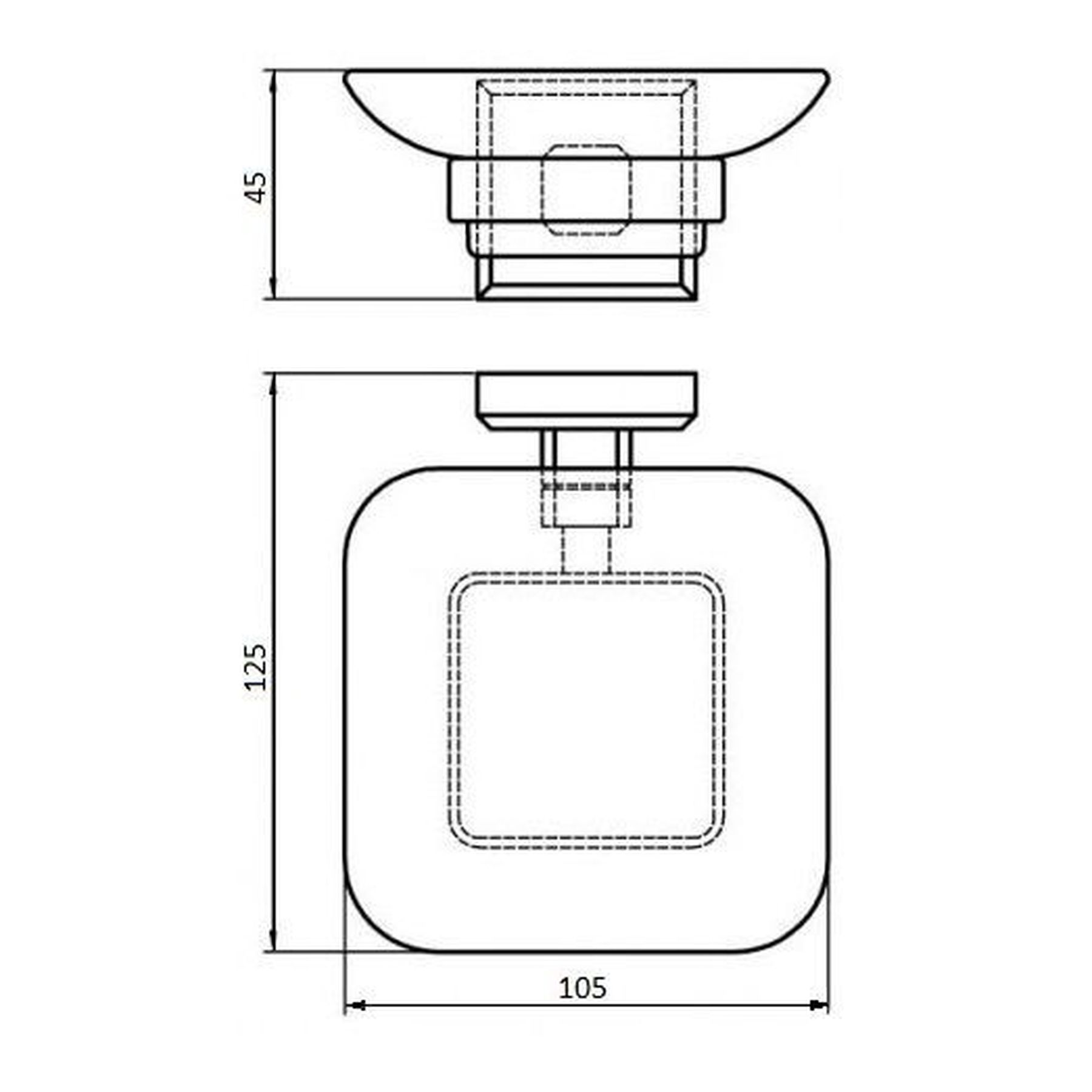 Мильниця одинарна Globus Lux BQ9408 чорна матова SUS304 - Image 5