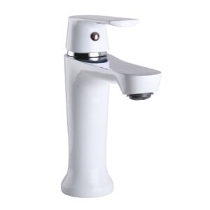 Змішувач для умивальника Globus Lux Laguna GLA-0401-7-WHITE - Image 5