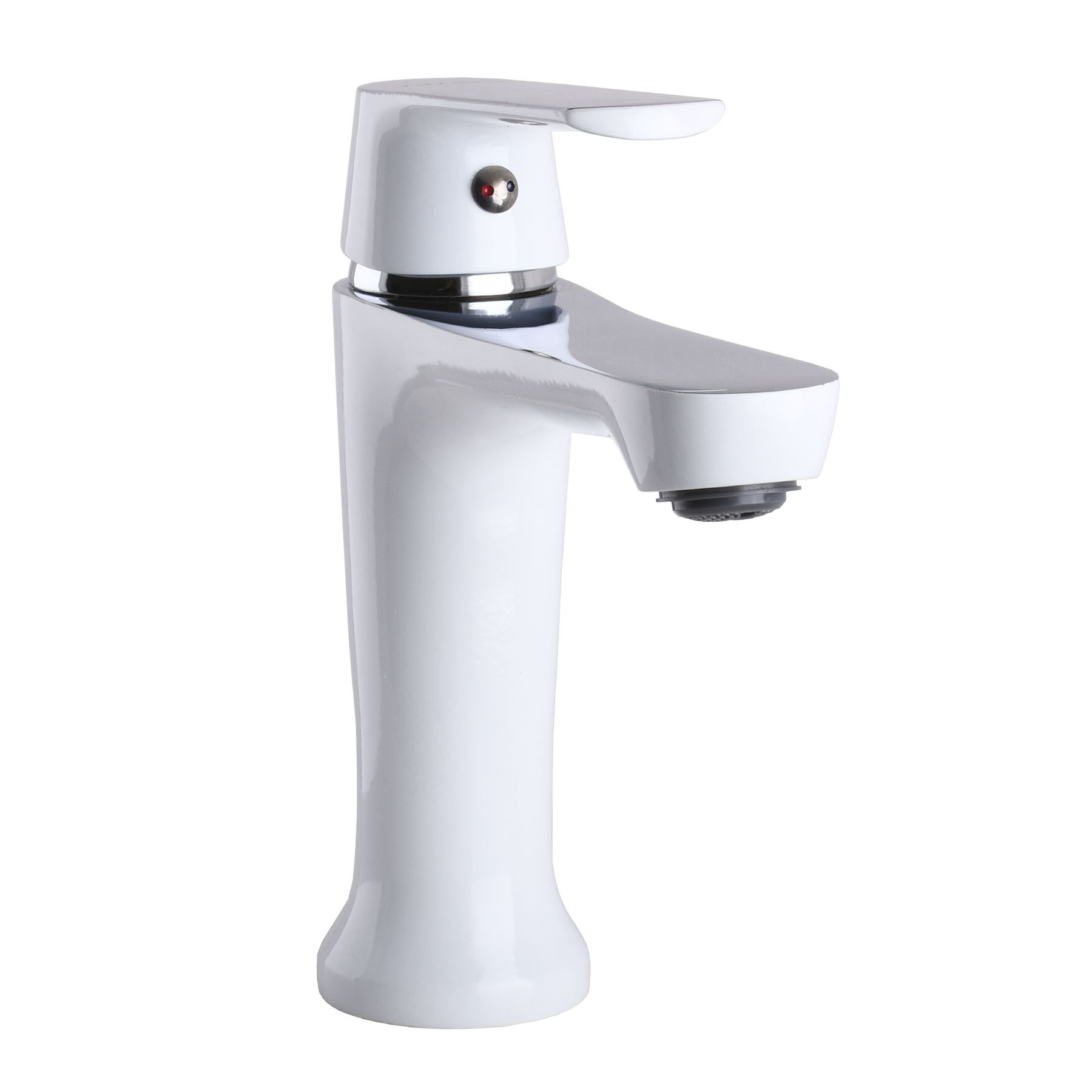 Змішувач для умивальника Globus Lux Laguna GLA-0401-7-WHITE - Image 5