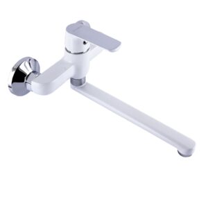 Змішувач для кухні зі стіни Globus Lux Laguna GLA-0104-7-WHITE - Image 5