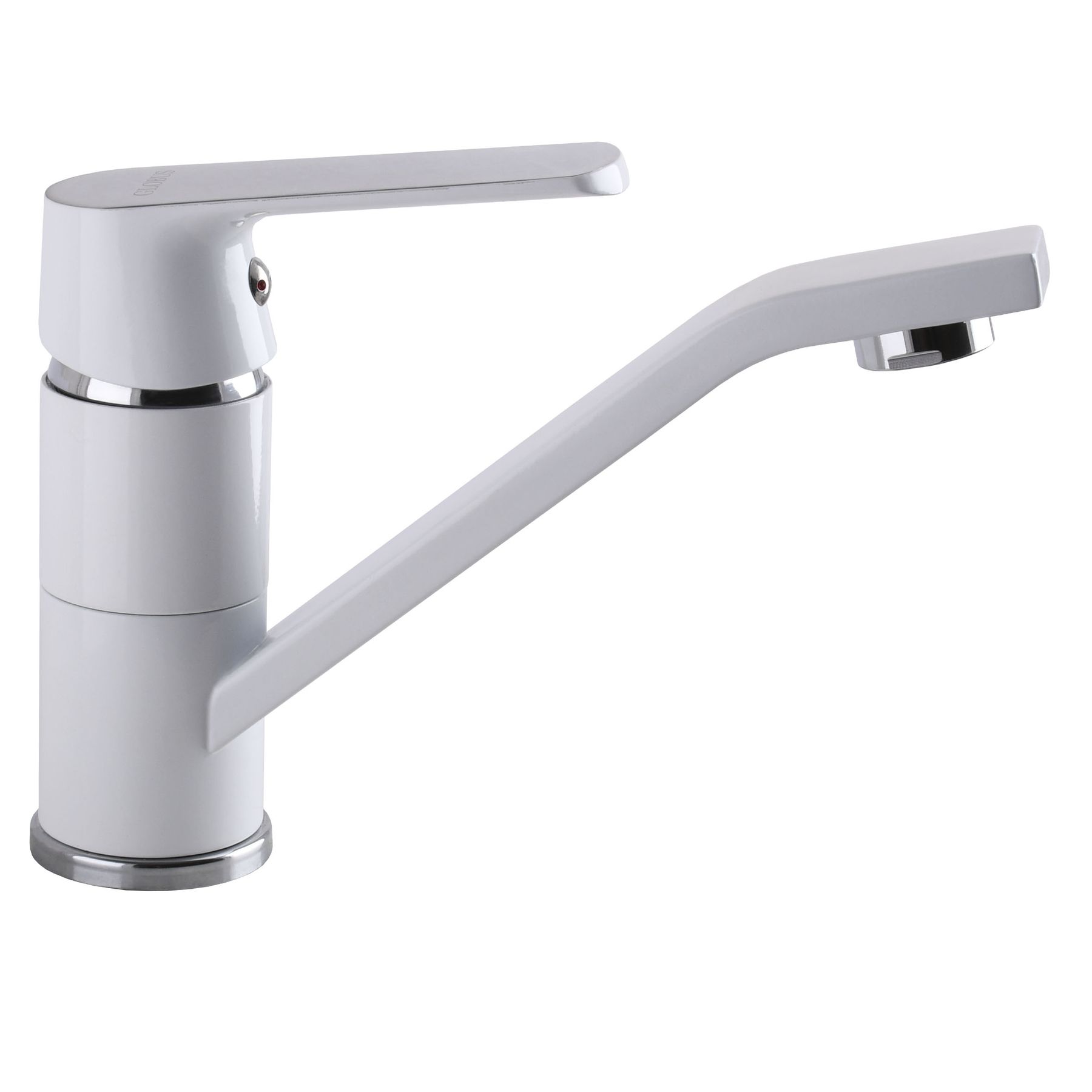 Змішувач для умивальника Globus Lux Laguna GLA-0203MQ-7-WHITE - Image 5