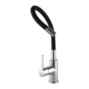 Змішувач для кухні DOMINO PRESTIGE DPS-203SLR-Black - Image 5
