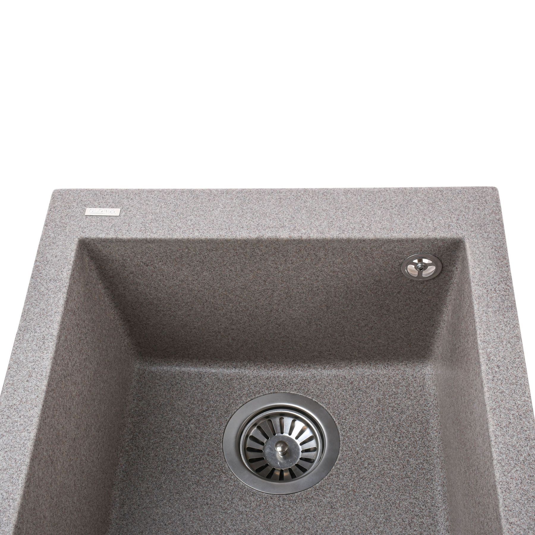 Гранітна мийка Globus Lux LAMA мокко 410х500мм - Image 5