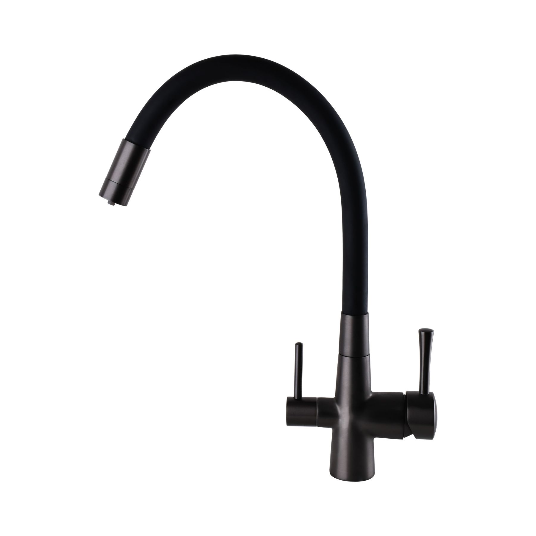 Змішувач для кухні під осмос Globus Lux LAZER GLLR-0903-11-GRAPHITE - Image 5