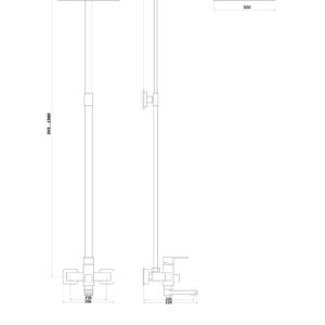 Душова система Globus Lux MILANO VAN-GLM-0026-10-BB - Image 5