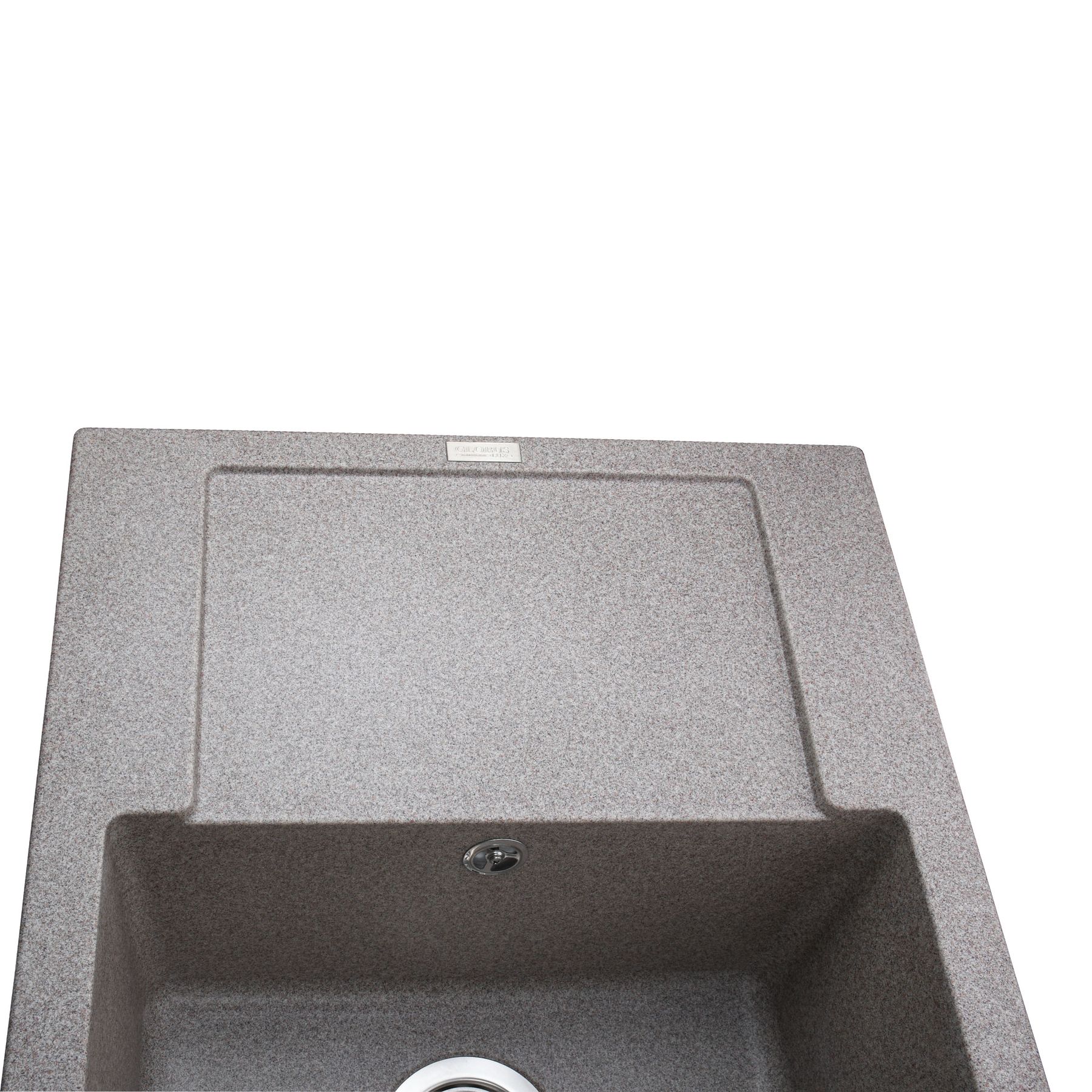 Гранітна мийка Globus Lux MALABI мокко 780x500мм - Image 5