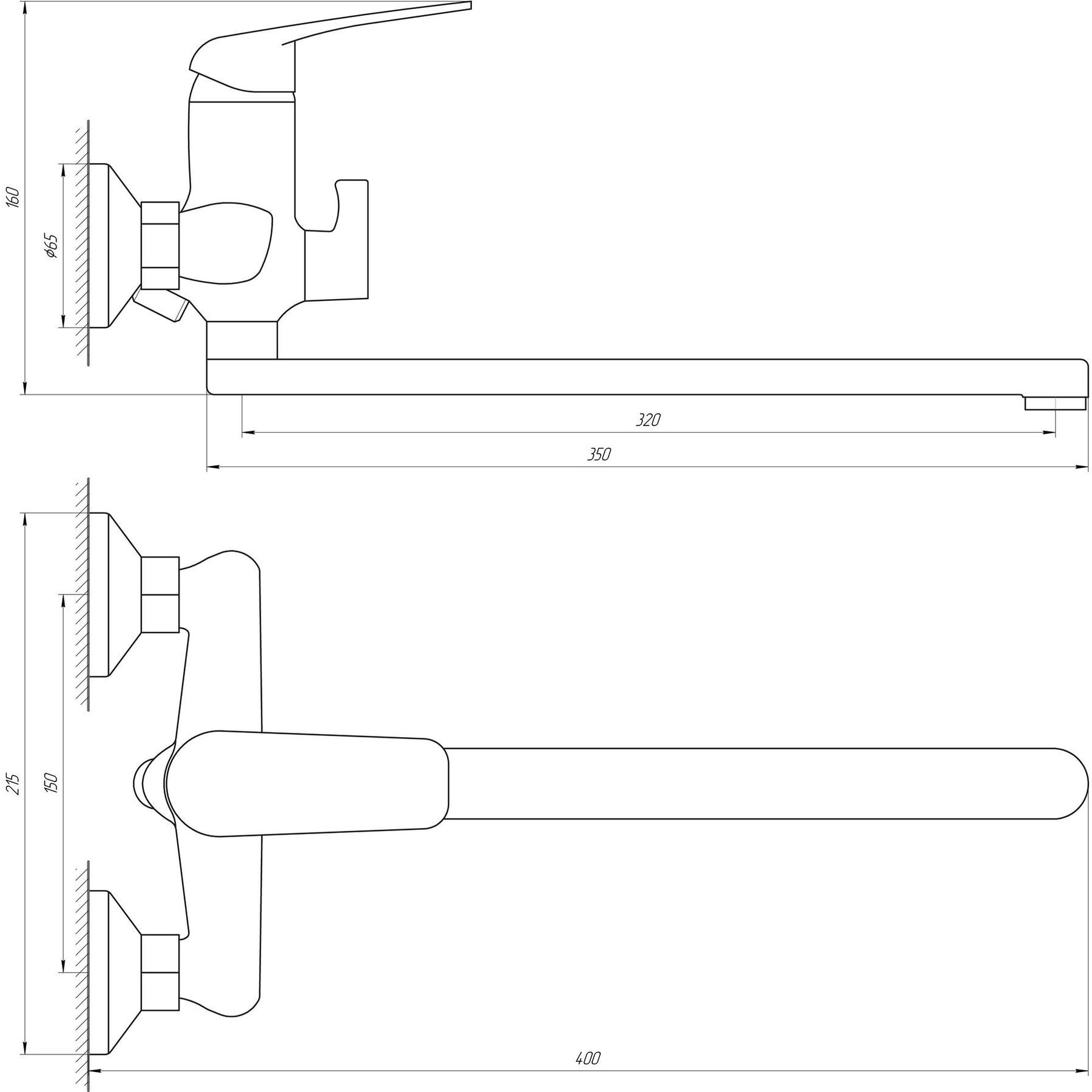 Змішувач для ванни Globus Lux Koln GLK-0208 - Image 6