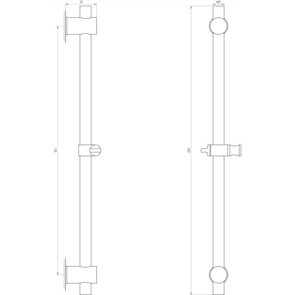 Душова стійка Globus Lux SUS-1107