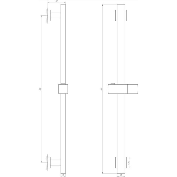 Душова стійка Globus Lux SUS-1108
