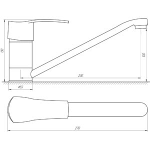 Змішувач для кухні Globus Lux QUEENSLAND GLQU-0203 - Image 6