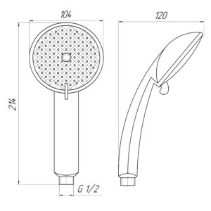 Душова лійка Globus Lux NSF-580-1-LUX Blister - Image 6
