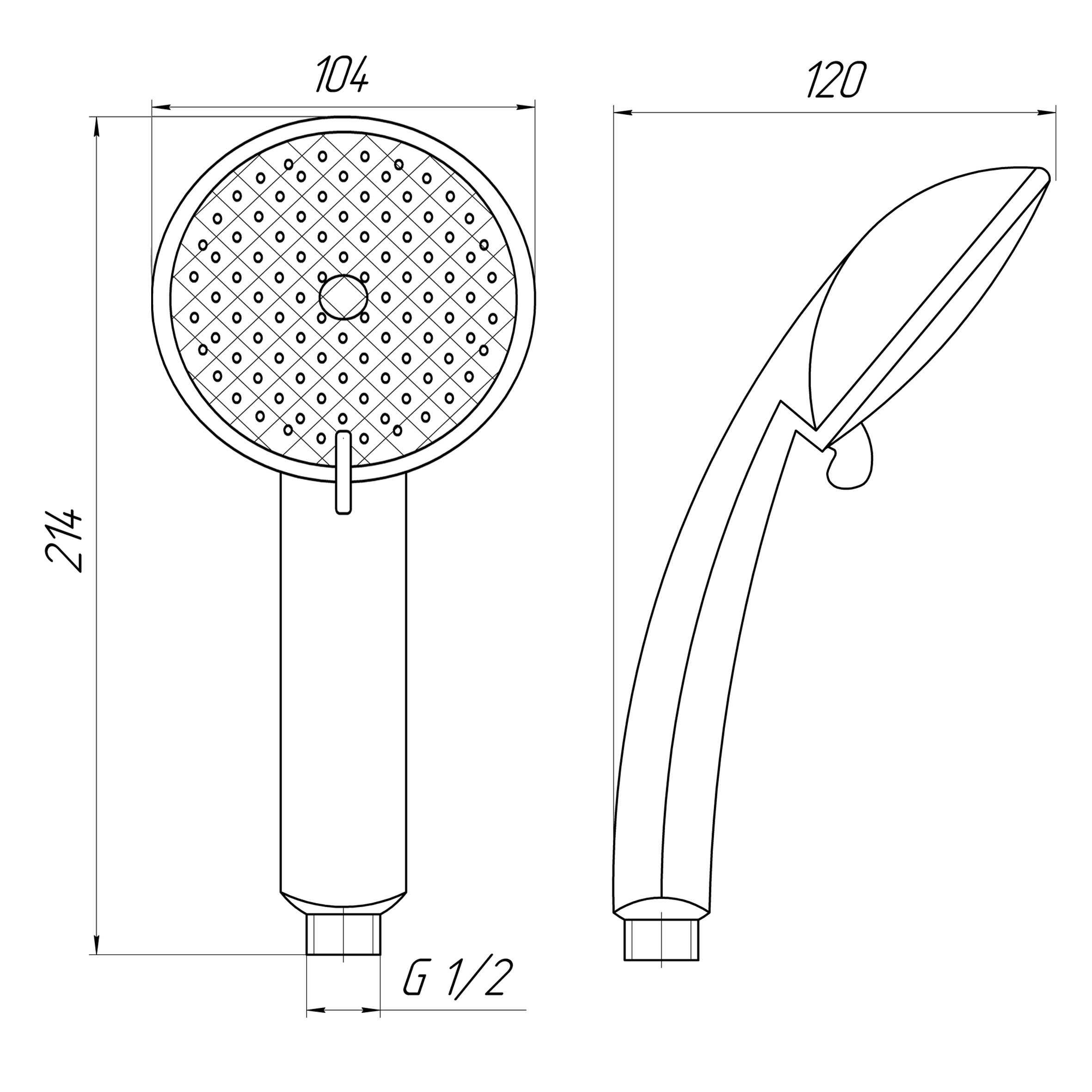 Душова лійка Globus Lux NSF-580-1-LUX Blister - Image 6