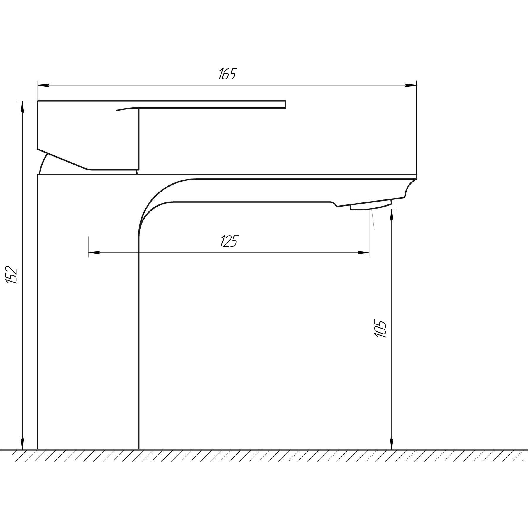 Змішувач для умивальника Globus Lux Niagara GLN-0101 - Image 6