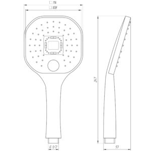 Душова лійка Globus Lux NS-003-BB - Image 6