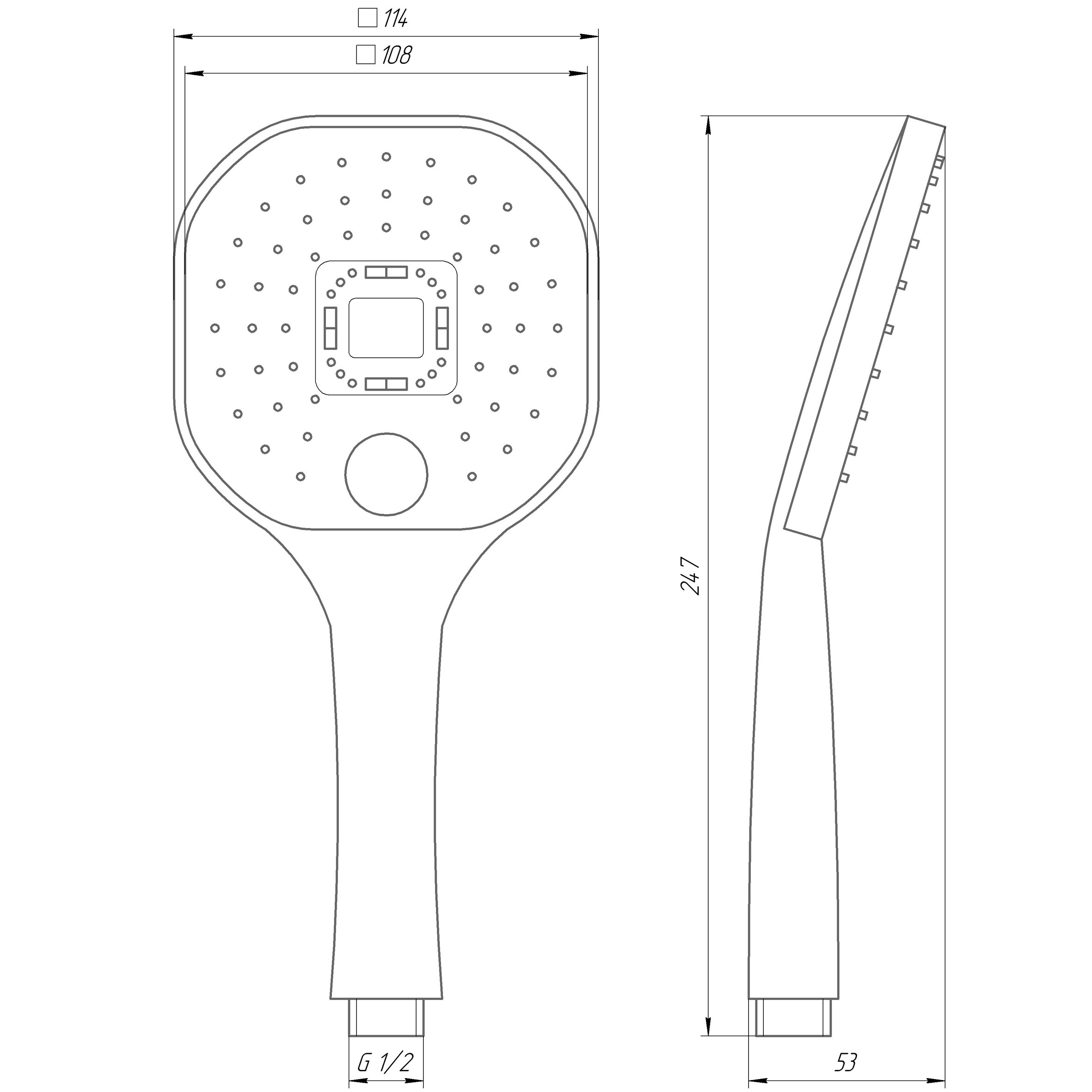 Душова лійка Globus Lux NS-003-BB - Image 6