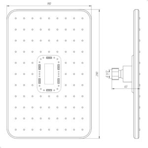 Душова лійка Globus Lux SD-003-30-BB - Image 6