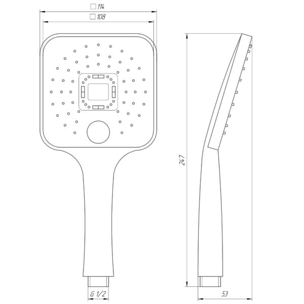 Душова лійка Globus Lux NS-003-00
