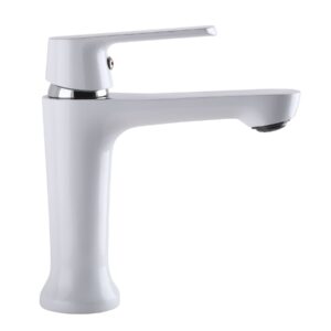 Змішувач для умивальника Globus Lux Laguna GLA-0401-7-WHITE - Image 6