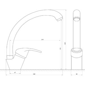 Змішувач для кухні Globus Lux Caprice GLCA-0203S - Image 6
