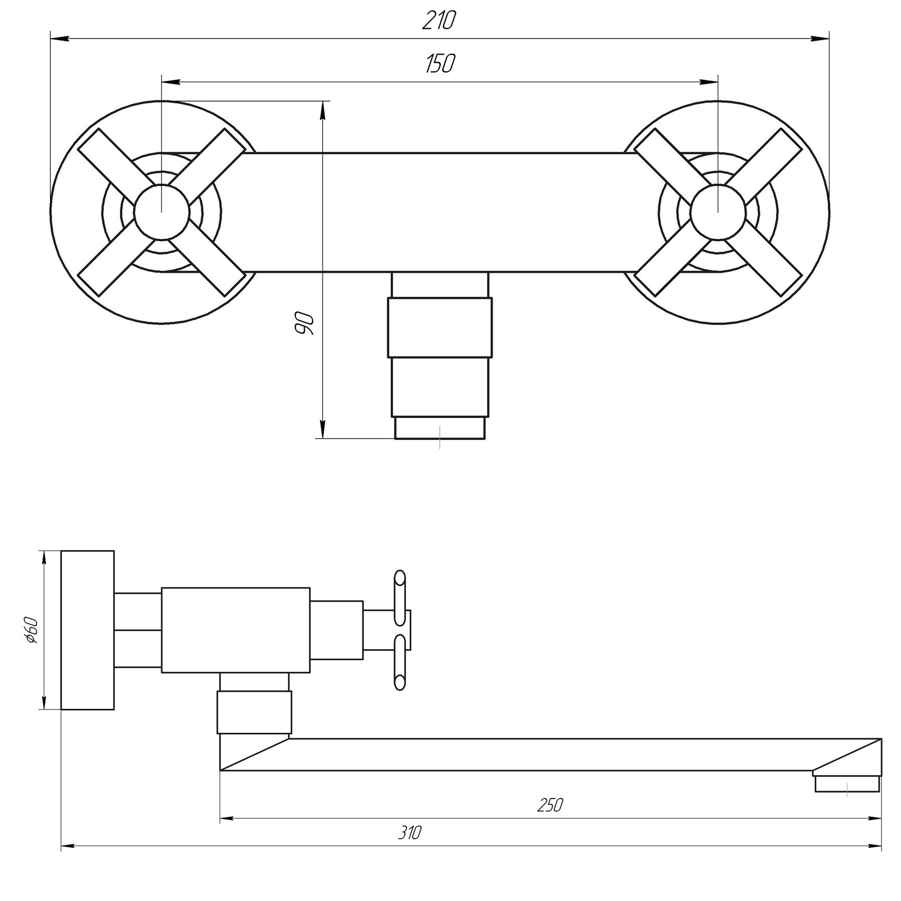 Змішувач для кухні Globus Lux DUKAT SD4-104 - Image 6