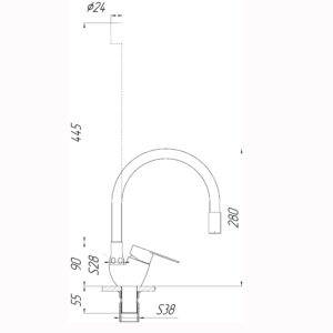 Змішувач для кухні Globus Lux MAIN SM-203SB - Image 6
