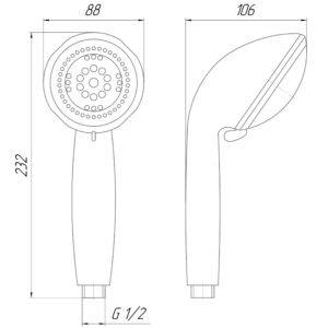 Душова лійка Topaz NF-2288-00-LOTUS - Image 6