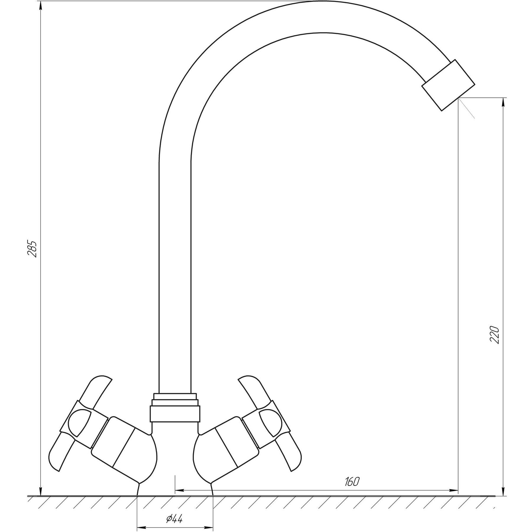 Змішувач для кухні DOMINO DK-H1-1-GREEN - Image 6