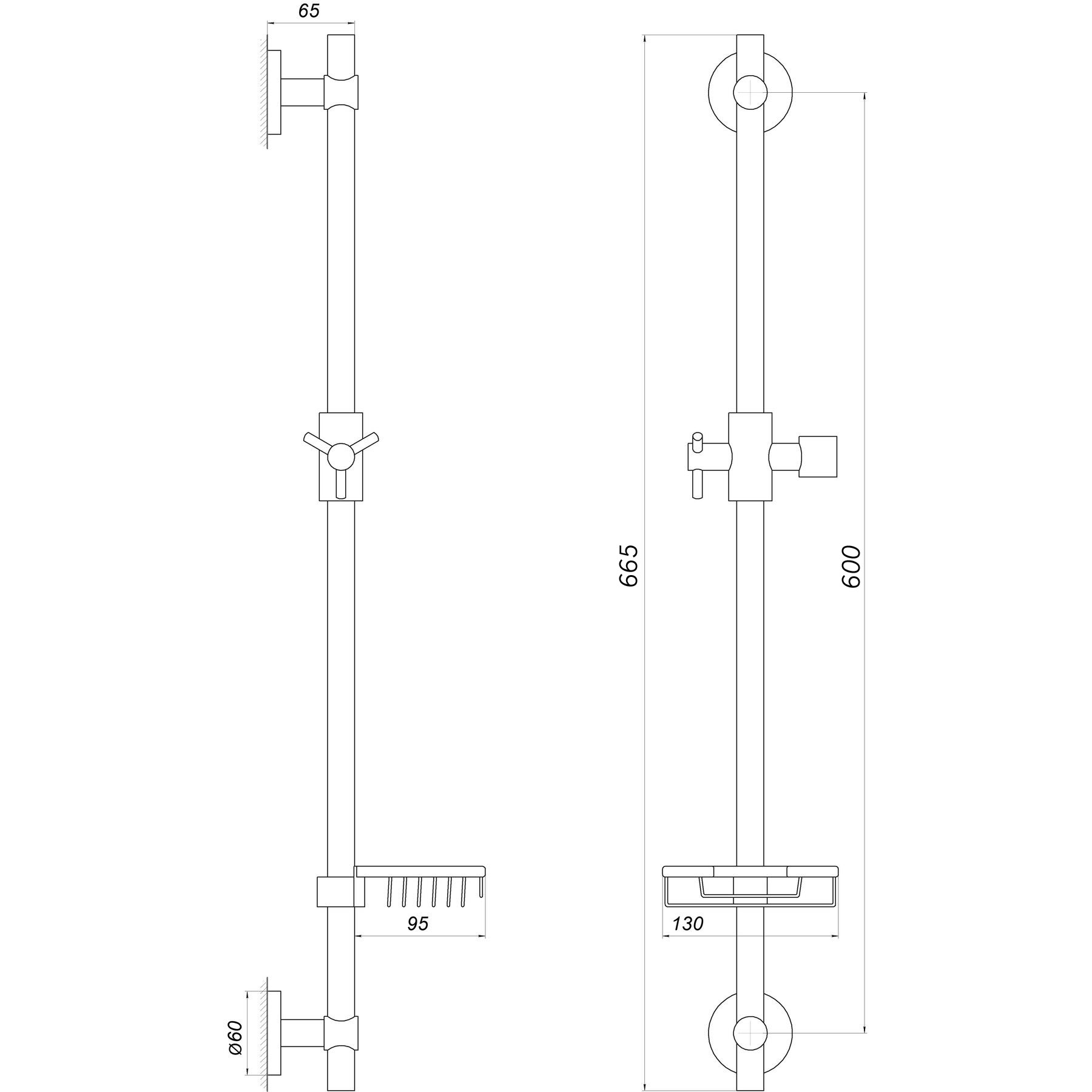 Душова стійка Globus Lux DS-1106-CR - Image 6